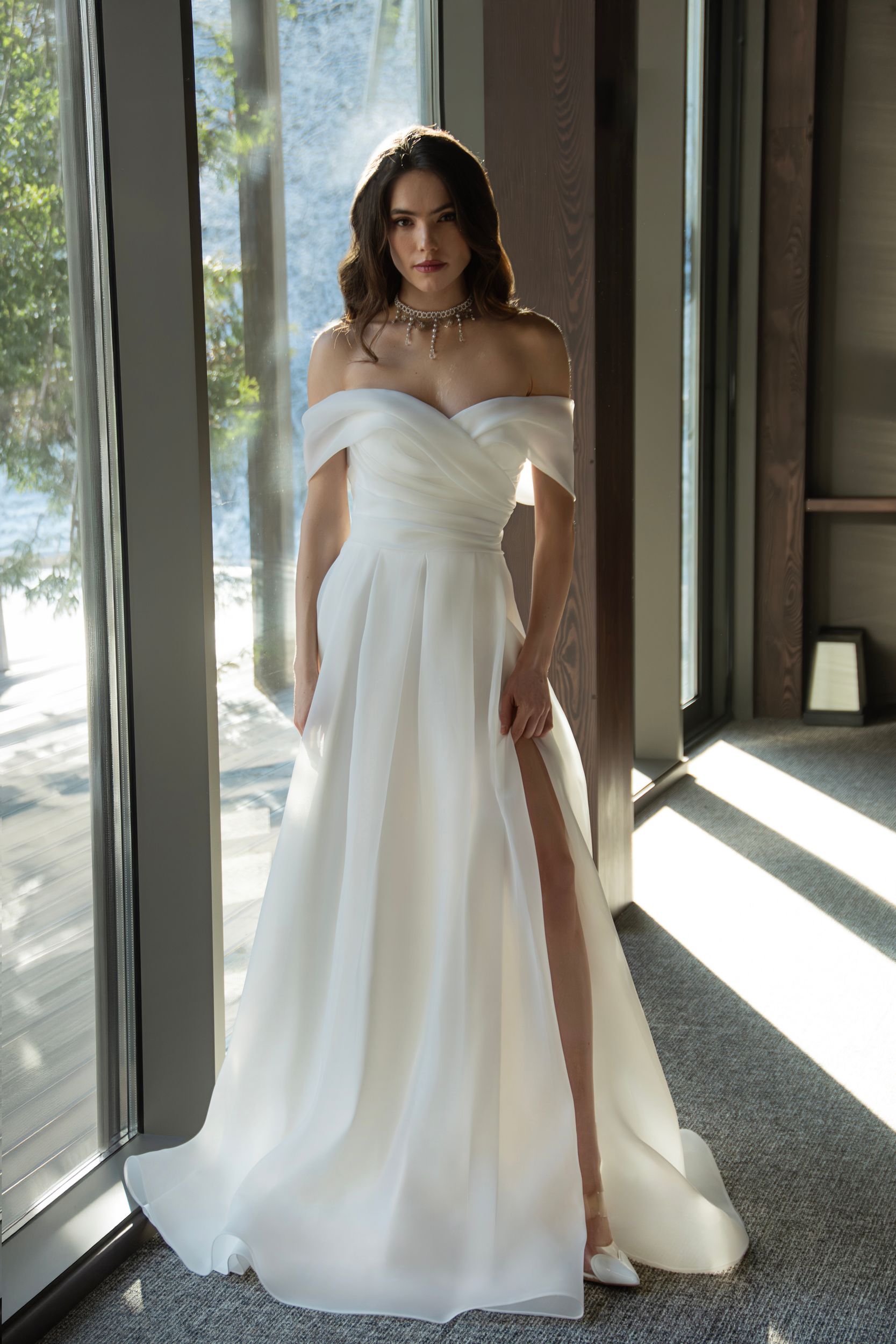 Kaila Dress_1 Moden Kleinemas Verl Brautmode Brautkleid Schleier